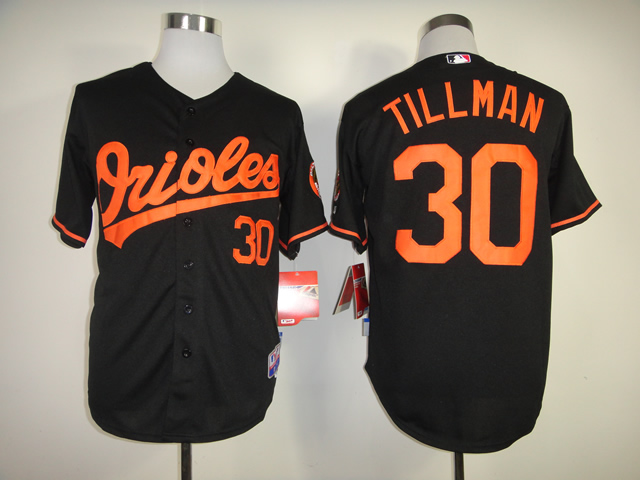 Men Baltimore Orioles #30 Tillman Black MLB Jerseys